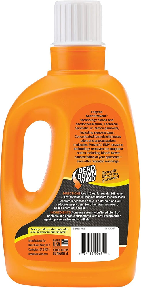 Dead Down Wind Unscented Laundry Detergent, 40 oz