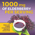 Viva Naturals Sambucus Elderberry with Zinc and Vitamin C for Adults - Vitamin D 5000 IU and Ginger - Immune Support