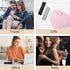 AC00SI Perfume Atomiser, Magnetic Lid Refillable Bottle, 5ml (Silver) - Portable & Leak-proof