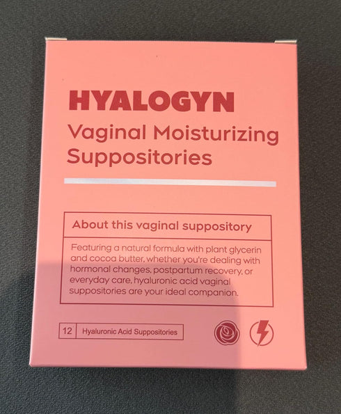 Vive L'Amour 12 Count HyaloGYN Vaginal Moisturizing Suppositories | Effective Relief for Yeast Infection Symptoms Like