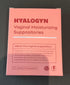 Vive L'Amour 12 Count HyaloGYN Vaginal Moisturizing Suppositories | Effective Relief for Yeast Infection Symptoms Like