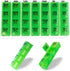 GMS 4 Times a Day Weekly Pill Reminder - Includes 7 Removable Pill Boxes in Flat White Tray