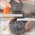 Stainless Steel Scrubber Scrubbing Pad, Magic Eraser Sponges for Clean Pot Pan and Broiler Rack, 10Pcs