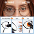 Glasses Cleaning Kit, Anti Fog Wipes for Glasses Lens Cleaner Spray with Microfiber Cloth
