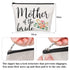 Weewooday 2 Pack Mother of the Groom and Bride Gifts Makeup Bags Floral Canvas Cosmetic Travel Toiletry Bag