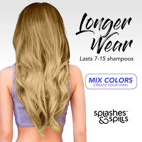 Semi-Permanent Butter Blonde Hair Dye - Vibrant 2.36 Oz. Tubes Temporary Hair Color, Ammonia and Peroxide Free, Vegan