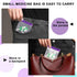Sliverdew 24 Packets Set Pcs Travel Pill Pill Pouch Bags Reusable Zippered Medicine Bag Self Sealing Clear Plastic