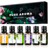 Pure Aroma Essential Oils Set, Top 6 Aromatherapy Oils Gift Set, 10ml (6 Pack)