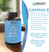 BoostCeuticals Vegan Vitamin E Gamma Tocopherol, 180mg Per Serving, Antioxidant Immunity Support, 180 Capsules
