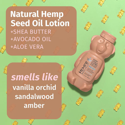Hempz Bare Body Limited Edition Warm Vanilla & Amber Herbal Moisturizer, 11.7 oz.