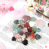 Fumete 60 Pieces Mini Natural Heart Stone - 20mm Pocket Heart Love Carved Chakra Reiki Energy Balancing Stones