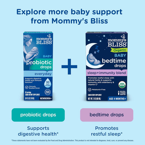 Mommy's Immune 2 30 ml Bliss Baby Multivitamin + Iron, Daily Essential Baby Vitamins for Support, Healthy Growth & Bone