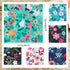 Weewooday 18 Pack 6 6 Inches(Floral) Glasses Cleaning Cloth Cute Llama Cactus Design Microfiber Cleaning Cloths