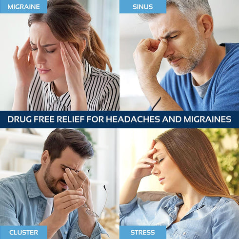 Pack Migraine Relief Cap Ice Head Wrap and Hat | Hot/Cold Gel with Face and Eye Mask Compress for Headache Relief