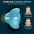 Neck Stretcher Cervical Traction, Ergonomic Neck Pillow for Pain Relief, Neck Curve Corrector, Light Blue
