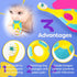 Kids Toothbrush 4 Pack Toddler Soft Bristles Child Sized Brush Heads for Ages 3-10 Multi-Color Set