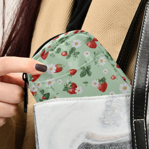 Plaaee 7 Strawberries Ladybugs Weekly Pill Organizer Case Day Portable Pill Box Bag Medicine Organizer Pill Container