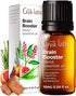 Set Set 2x0.34 oz Headache Essential Oil Blend & Brain Booster Essential Oil Blend - Aromatherapy Grade Essential Oils