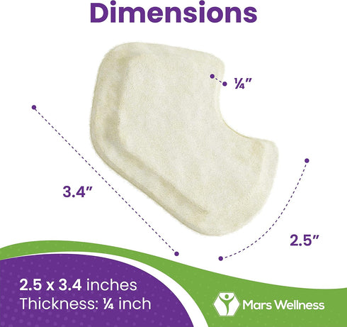 Premium Dancers Pads for Ball of Feet Pain - Sesamoiditis Pads - Made in USA - 12 Pieces Left Foot