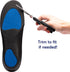 Comfort Orthotic Arch Support Insoles for Sport Shoes and Work Boots, Large (Men 9½ -11, Women 10½ - 12)