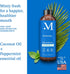 Coconut Oil Pulling for Teeth and Gums (Made in USA), Whitening Pulling Oil Coconut Mint Mouthwash for Fresh Breath, 8oz