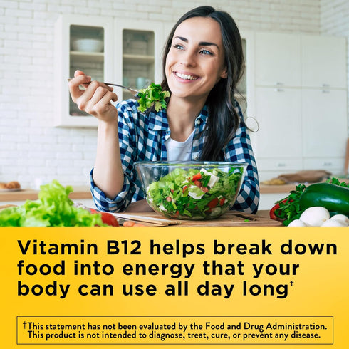 Nature Made Vitamin B12 500 mcg, 200 Tablets, 200 Day Supply