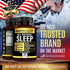 4-in-1 Sleep Aid (120 Caps) with Apigenin 50mg, Magnesium Glycinate 200mg, L Theanine 250mg & Valerian Root