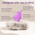EcoBlossom Reusable Menstrual Cup Set, Medical Grade Silicone Period Cups, Comfortably Use for 12 Hours (Small & Large)