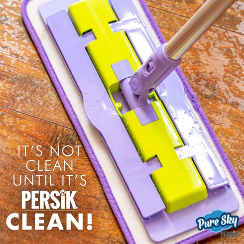 Pure-Sky Microfiber Mop Head Replacement, Deep Clean Mop Pad Refill for House Floors, No Detergents Needed