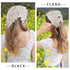 WELROG 3 PCS Hair Scarf, Chiffon Head Bandanas, Vintage Knitted Headband for Women, Headwrap for Girls