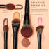 Jessup Large Face Makeup Brushes 5pcs, Premium Synthetic Foundation, Powder, Contour, Blusher, Highlighter Brush