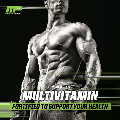 Muscle Pharm Essentials Multi-V+, 90 Tablets - The Athlete's Multi-Vitamin for Enhanced Energy, Performance & Immune