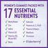 New Chapter Women’s Multivitamin Gummies, 66% Less Sugar, with Vitamin C, D3 & Zinc, Berry-Citrus, 75ct