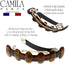 MP802 French Hair Barrette Clip for Girls, Thick Curly Wavy Long Hair, Strong Hold Grip Hair Clips for Women,