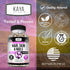 Kaya Naturals Hair Skin Nail Capsules with Biotin, 30 Count Capsules, Hair Support Vitamins, Vitamin D, B-12, Folic Acid