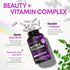 Biotin Vitamins 5000mcg for Hair, Skin & Nails with Marine Collagen Peptides & B Complex, 60 Caps