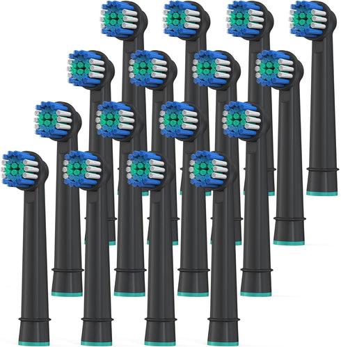 Replacement Toothbrush Heads for Oral B, Pack of 16, Professional Electric Toothbrush Heads for Oral-B 7000/Pro