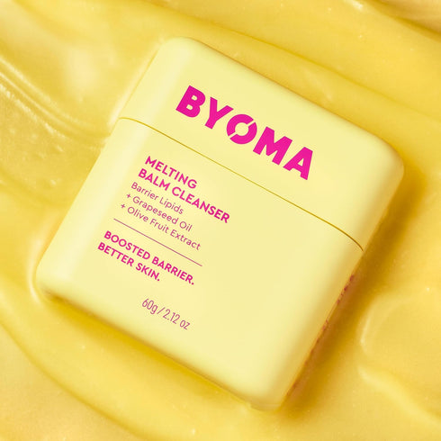 BYOMA Melting Balm Facial Cleanser, Buttery Soft Cleansing Balm for Skin Barrier Repair, Tri-Ceramide Face Wash for