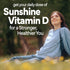 Sunshine D3 25mcg 1000 K2 Vitamin IU with Vitamin