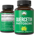 Peak Performance Ultra Pure Quercetin Phytosome Vegan Capsules, 250mg Supplement with Sophora Japonica Extract, Made in