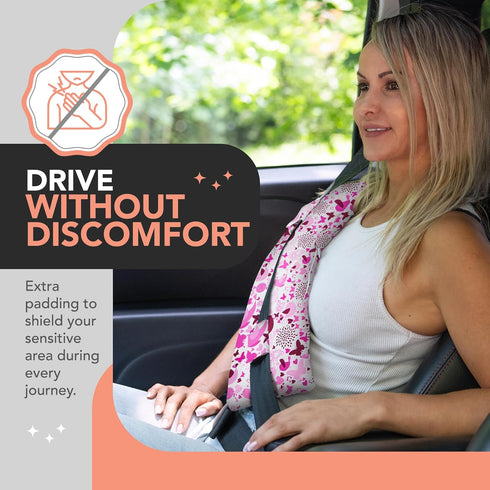 Mastectomy Pillow, Post Heart Surgery Seatbelt Pillow, Port Pillow for Chemo Patients, Hysterectomy Recovery, C-section