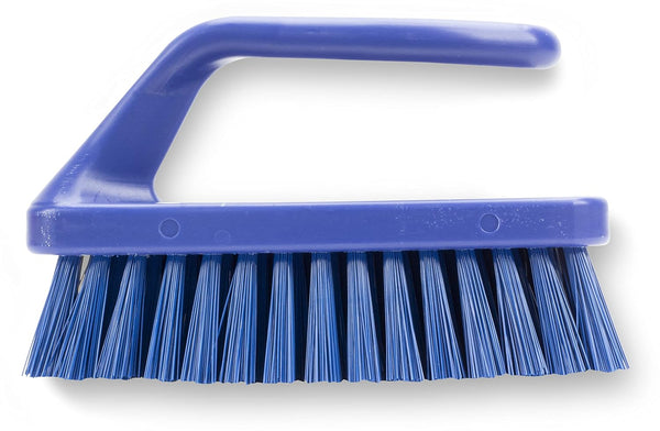 SPARTA Scrub Brush with Iron Shaped Handle, Heavy Duty Scrubber for Kitchen, Bathroom, Shower, Tile