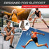 Sleeve Stars Ankle Support for Ligament Damage & Sprained Ankle - Pain Relief Brace for Women & Men (Single/Mocha Brown)