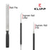 KLIPP Ingrown Toenail Tool Kit for Men and Women – Ingrowing Toe Nail Lifter, Rounded File, Metal Fingernail File for