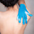 Slick Exfoliating Gloves, 4 Pcs Skin Exfoliator for Body, Bath Scrub Gloves, Shower Accessories for Women