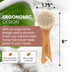 SHASH Since 1869 Hand Made in Germany - Sustainable Exfoliating Face Brush, Soft Goat Bristle for Glowing Complexion