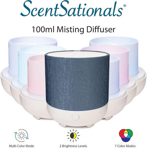Scentsationals Eclectic Diffuser with Scented Essential Oils - Electric Fragrance Home Air Freshener Gift (Audrianne)