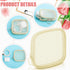 Weewooday 4 Pcs Mesh Makeup Bag, Mini Portable Cosmetic Travel Toiletry Pouch with Zipper for Daily Accessories (Beige,