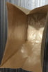 PABCK Flat Bottom Brown Kraft Paper Wax Bags, 50 Pcs Food Storage Containers for Lunch, Sandwich, Craft