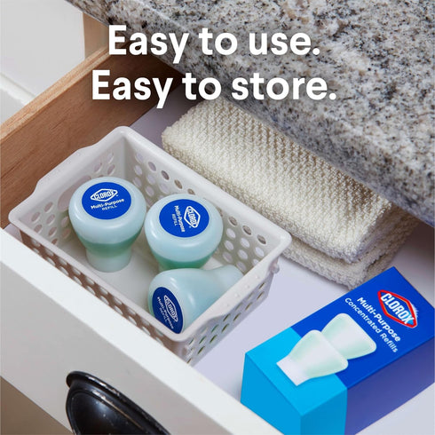 Clorox Multi-Purpose Spray Starter Kit - Household Essentials with Concentrated Refill + 20fo Spray Bottle